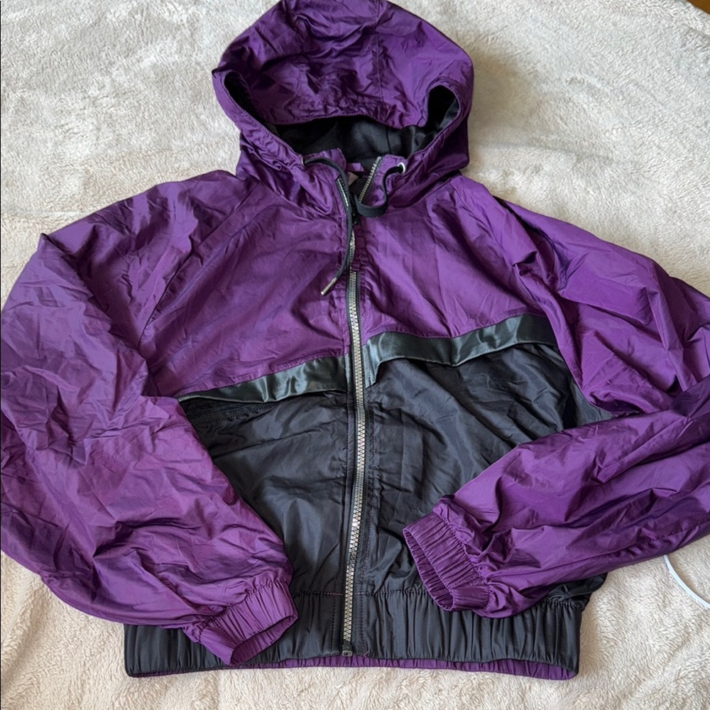 Puma Vibrant Purple and Black Windbreaker